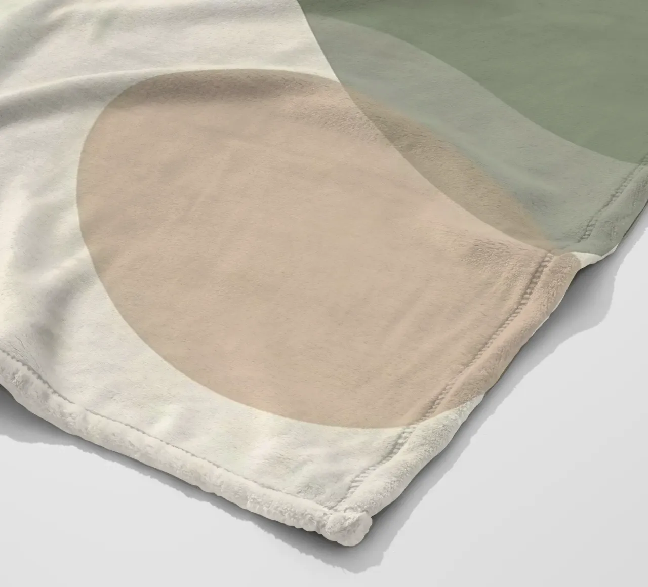 Rose Line Art con forme astratte coperta in pile da Bloom And Brush