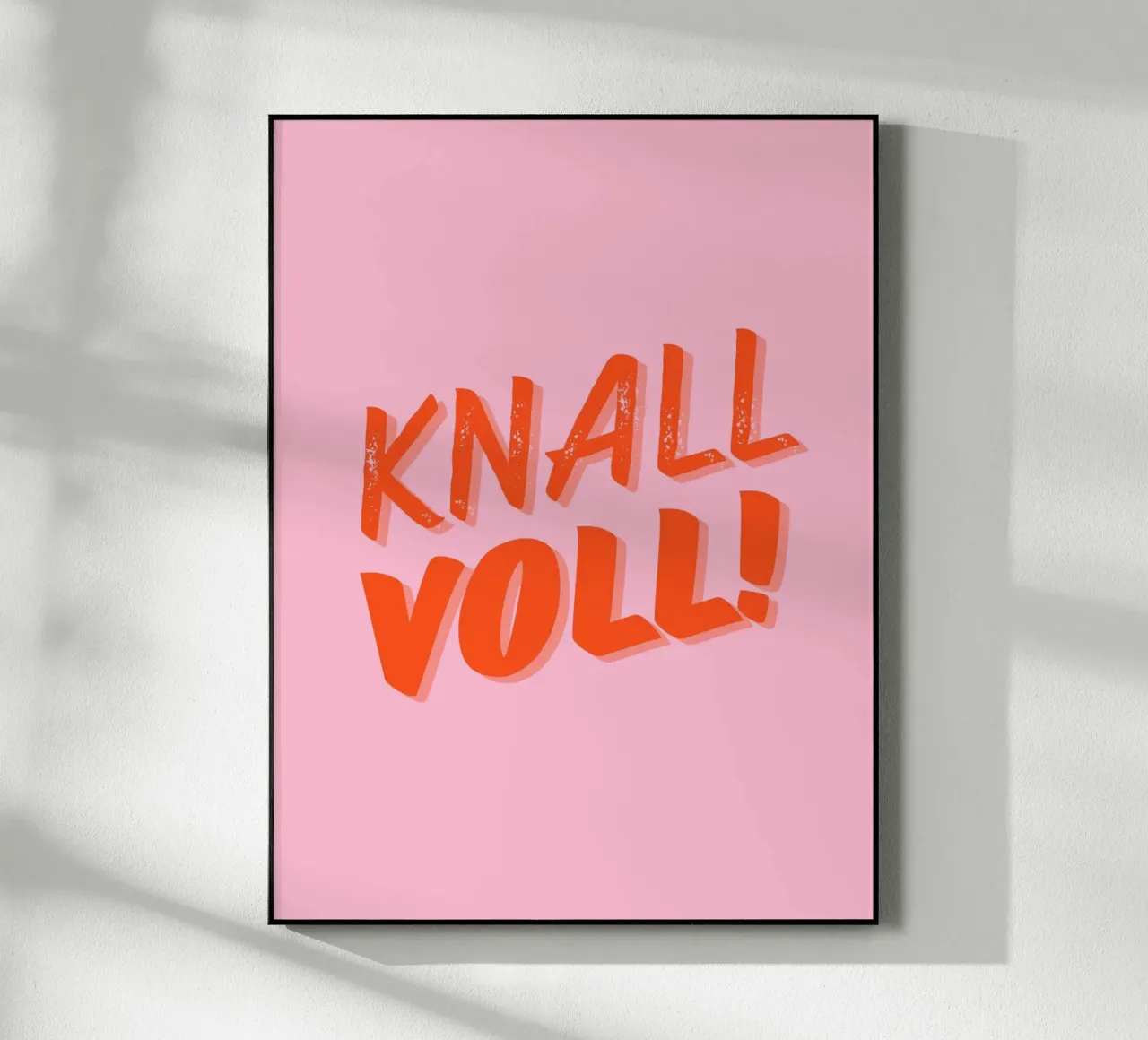 KNALL VOLL plexiglass da DigiWunderwerk