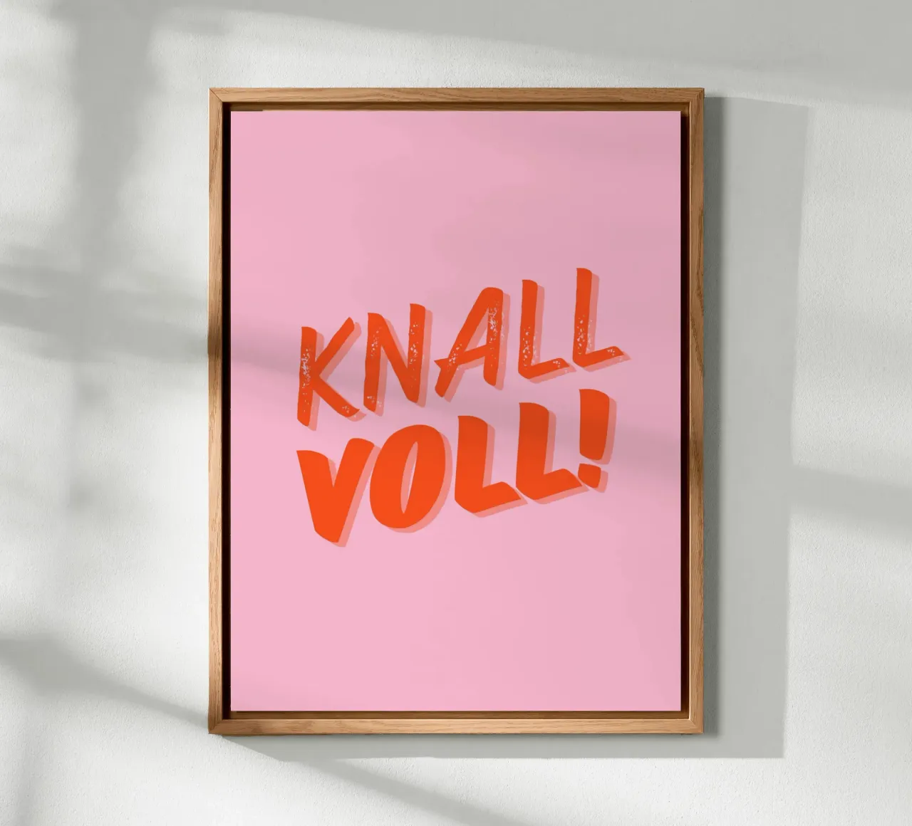 KNALL VOLL alluminio dibond da DigiWunderwerk