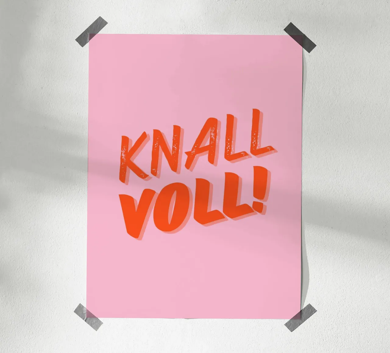 KNALL VOLL carta hahnemühle da DigiWunderwerk