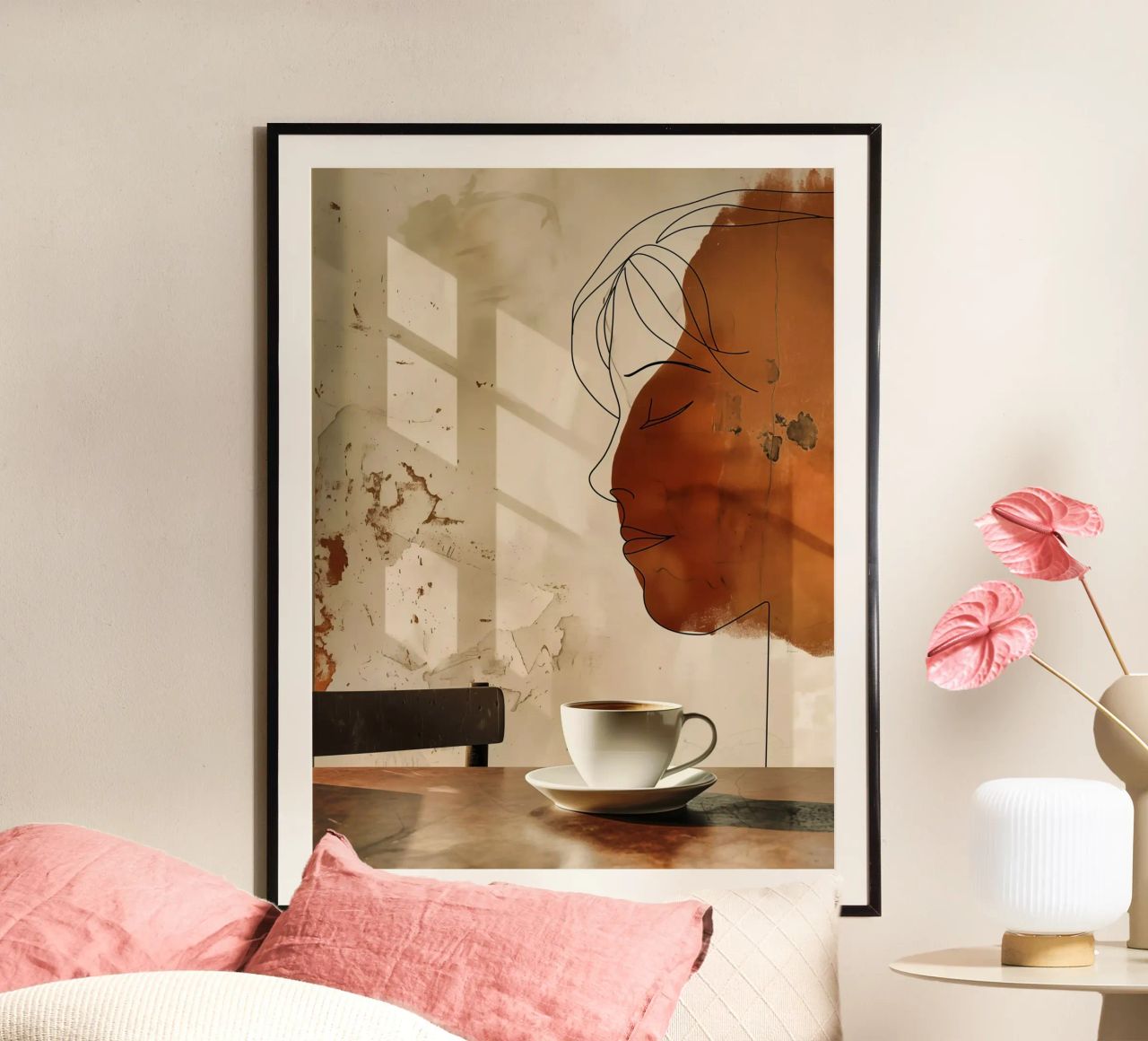 Coffee Line Art poster by Autofocus
