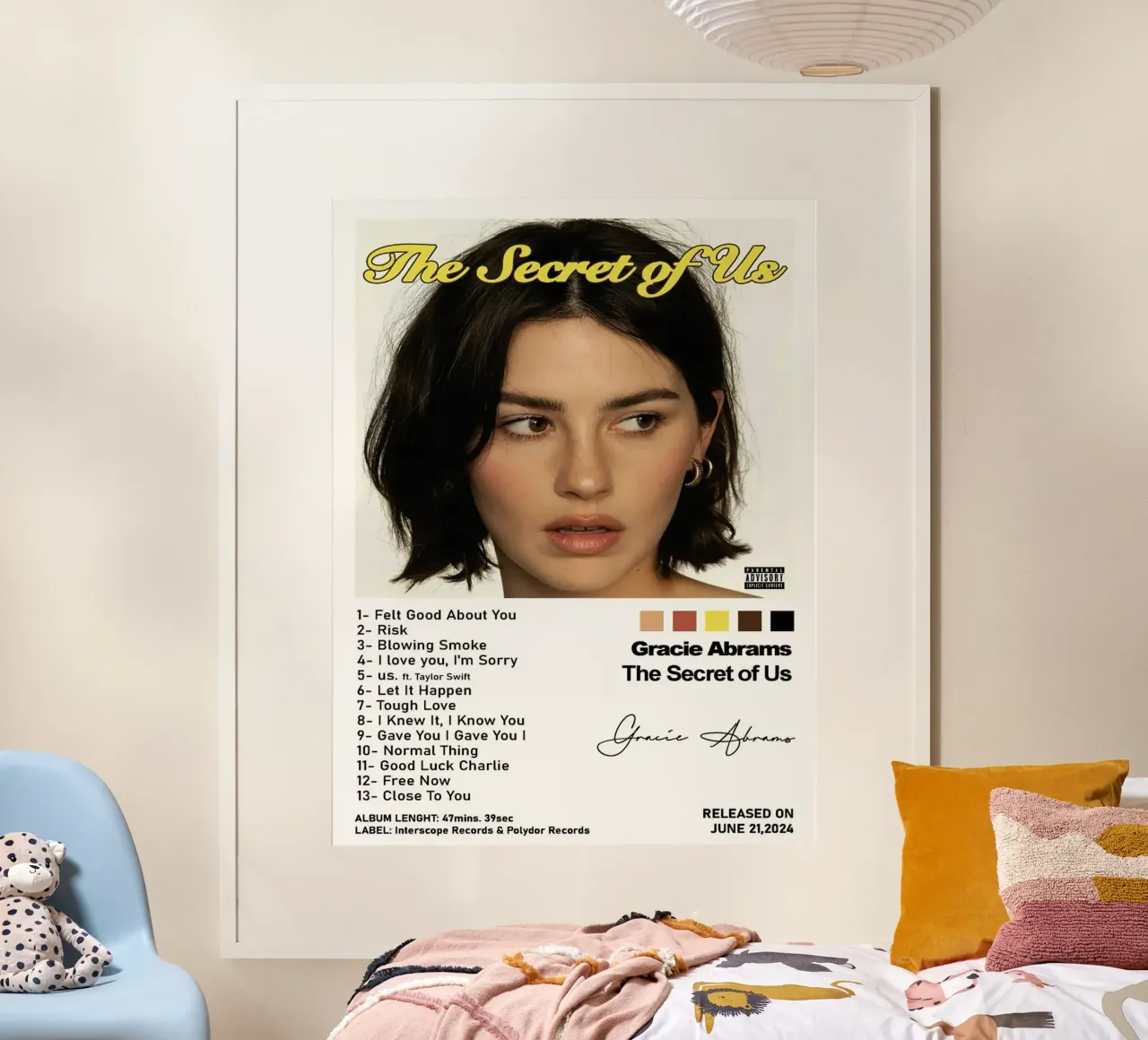 Gracia Abrams The Secret Of Us poster da Roronoa7