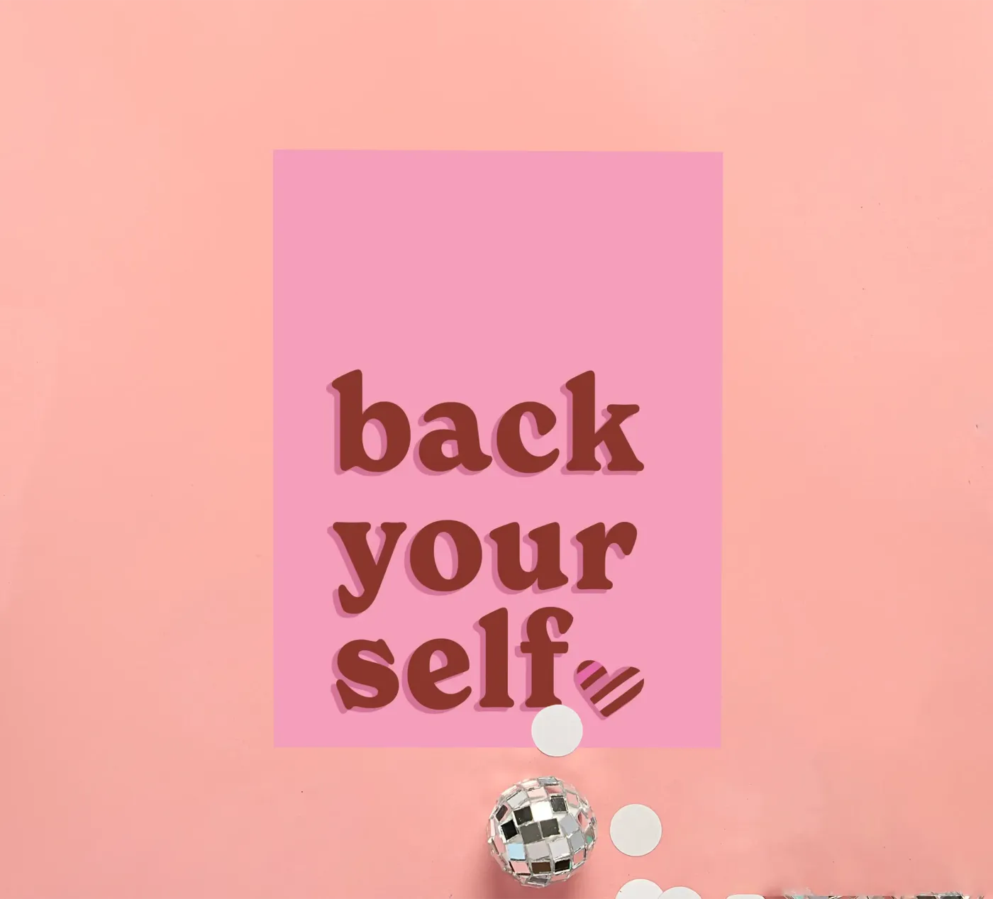 Back Yourself sticker van The Native State