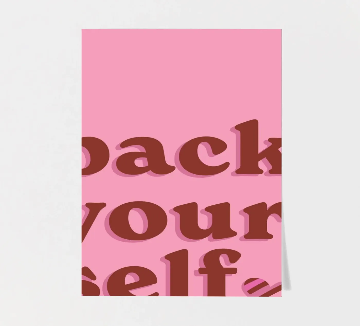 Terug jezelf stickervel van The Native State