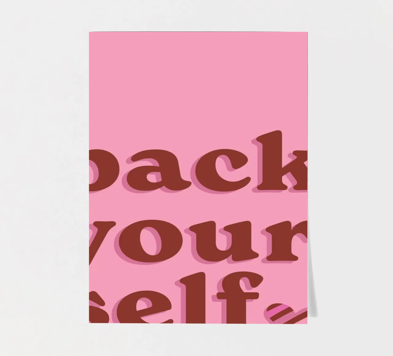 Back Yourself sticker sheet by The Native State