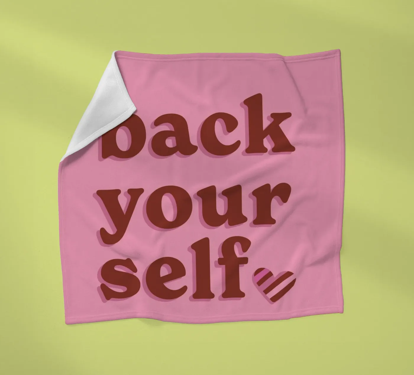 Back Yourself fleecedeken van The Native State