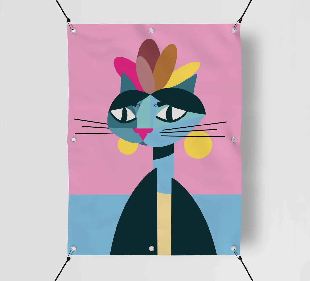 Famous Purrsonalities - F. Catlo telo in pvc da DARIA IVANOVNA