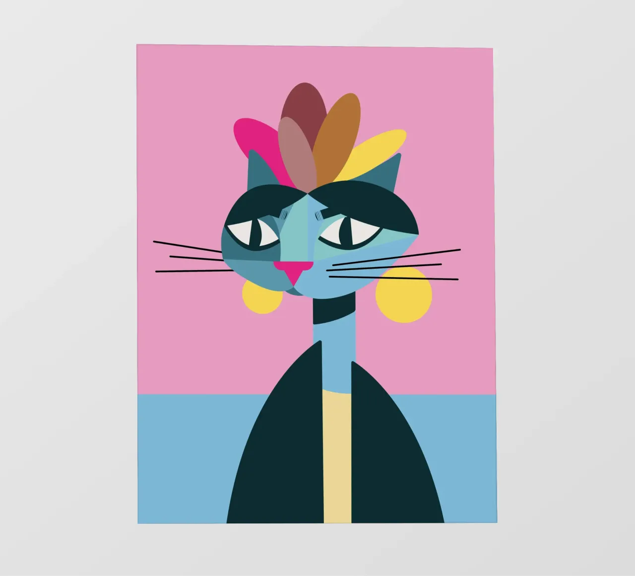 Famous Purrsonalities - F. Catlo telo in pvc da DARIA IVANOVNA