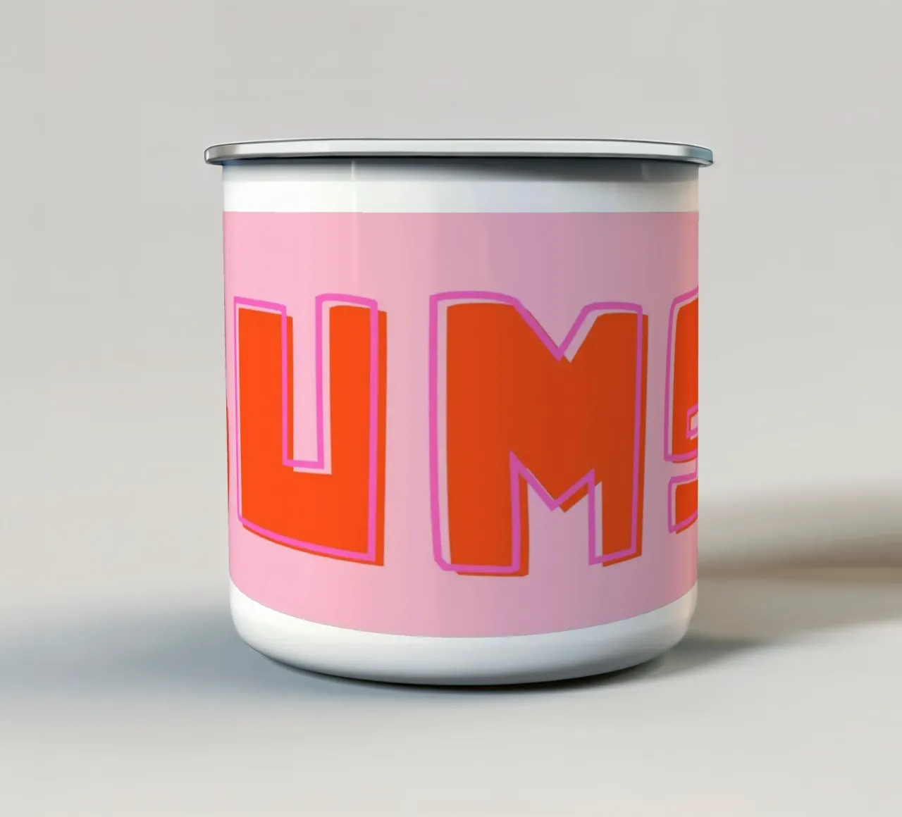 BUMS. tazza in smalto da DigiWunderwerk