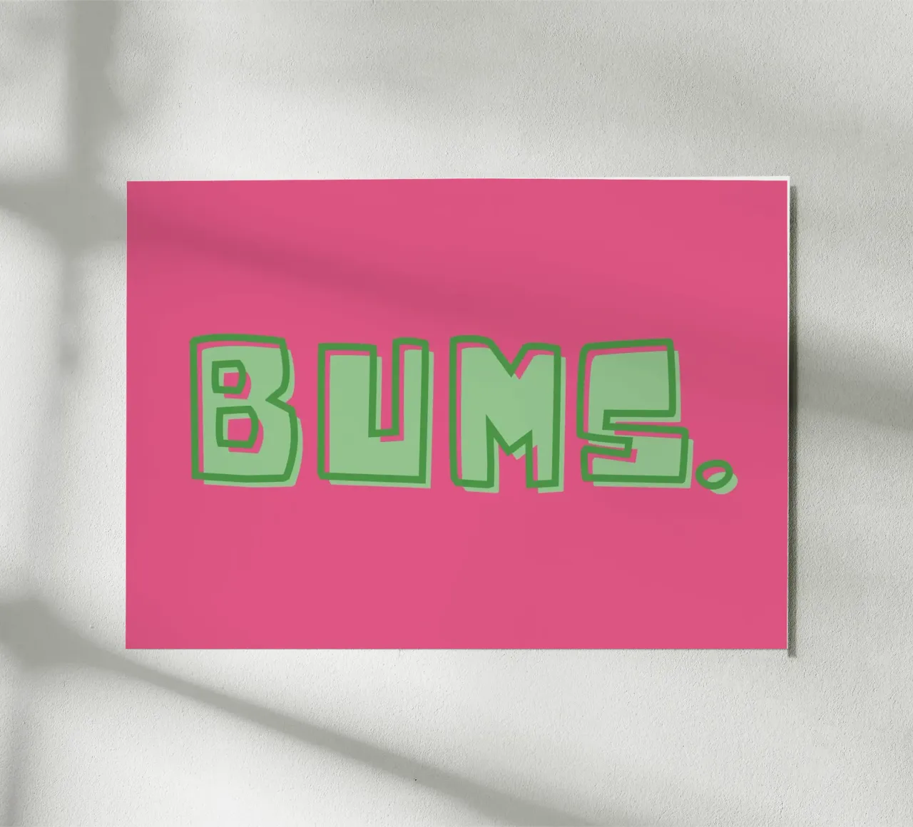 BUMS. forex plate by DigiWunderwerk