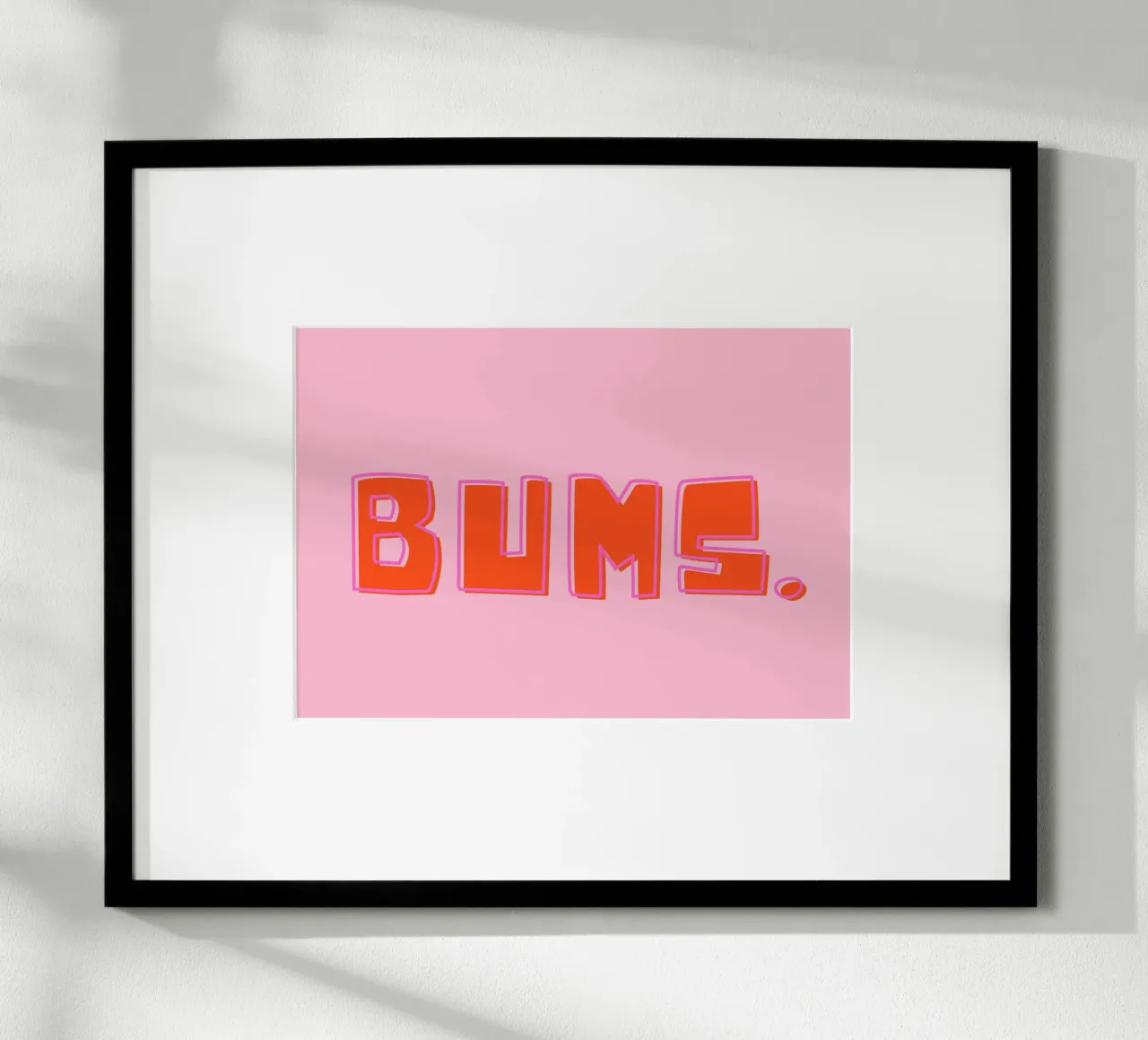 BUMS. poster da DigiWunderwerk