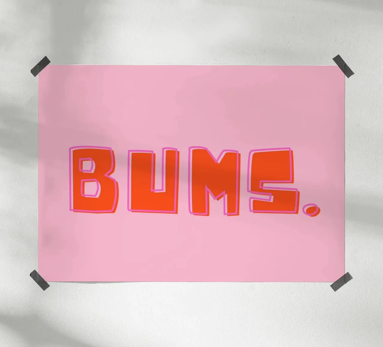 BUMS. poster da DigiWunderwerk