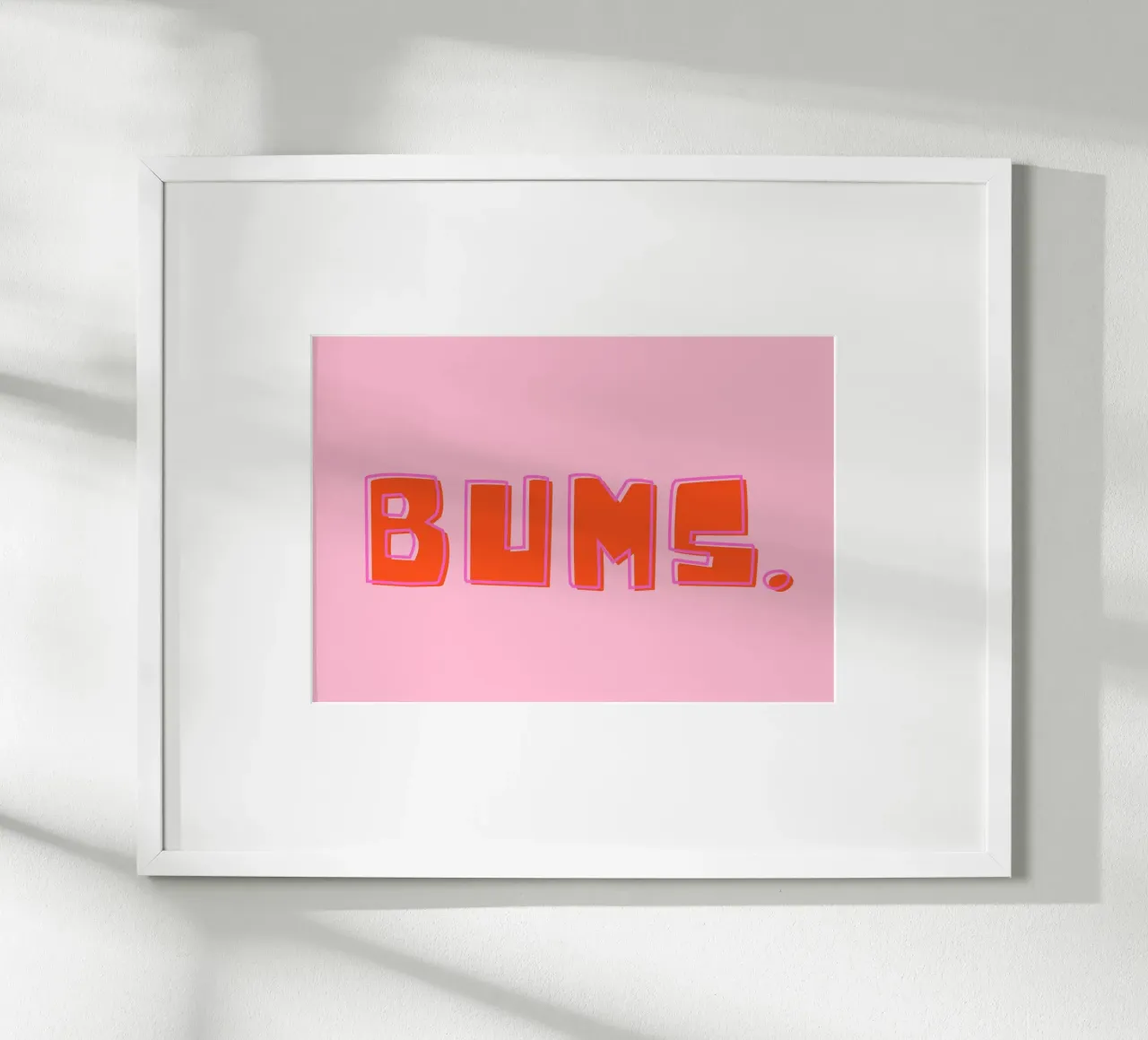 BUMS. poster da DigiWunderwerk