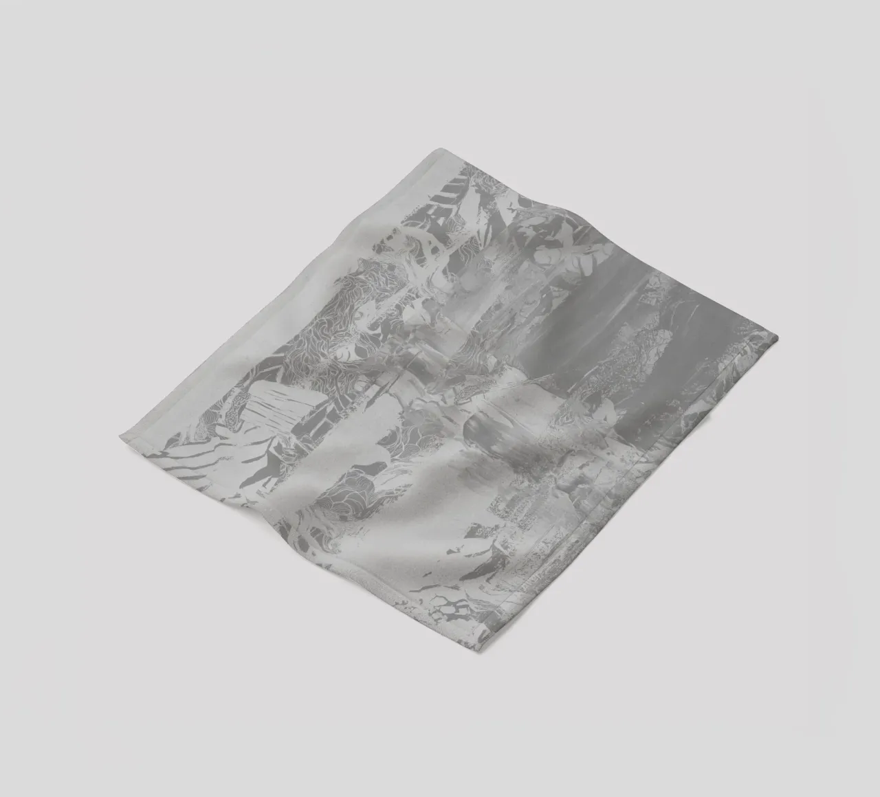 grey coperta in pile da k i m