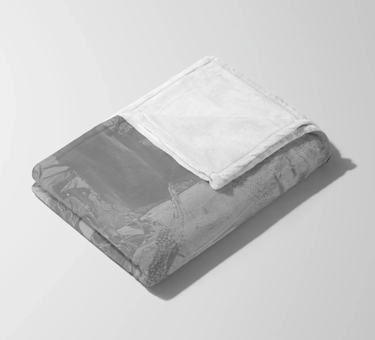 grey coperta in pile da k i m