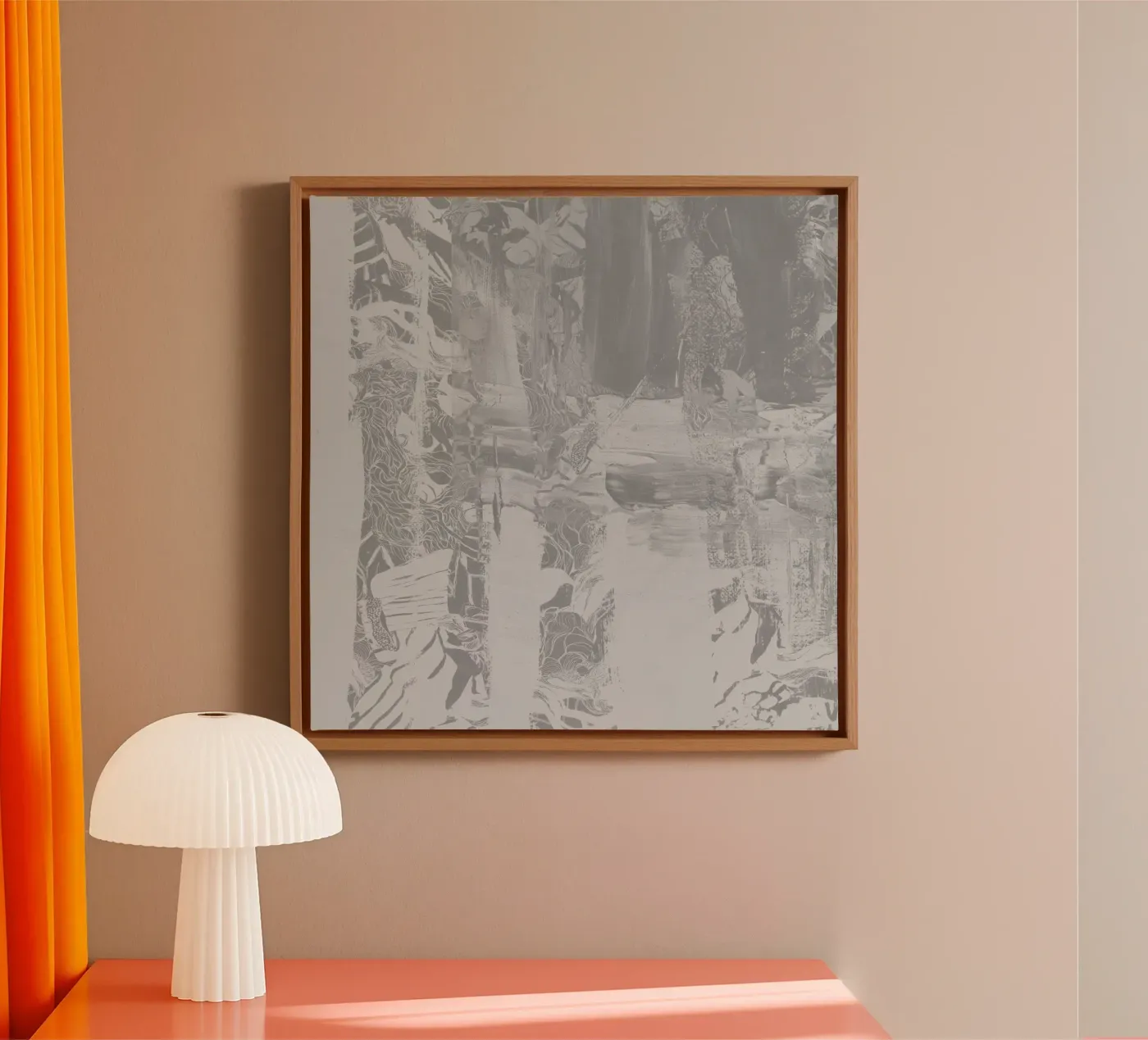 grey canvas by k i m