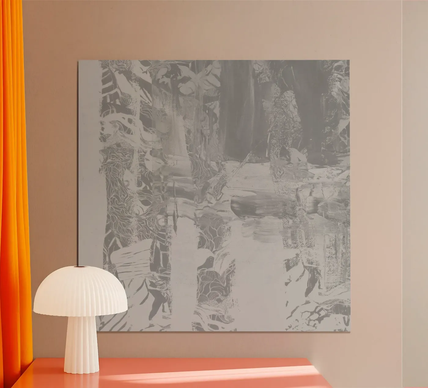 grey Poster von k i m