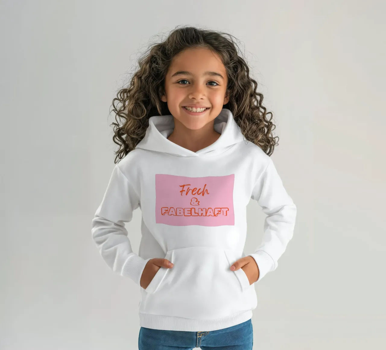 Frech & Fabelhaft felpa bambino con cappuccio da DigiWunderwerk