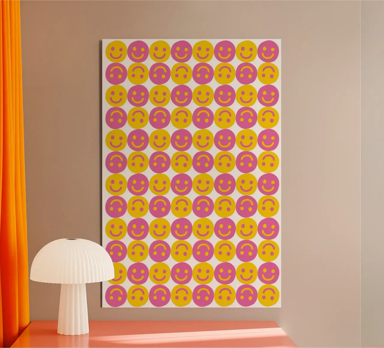 Put A Smile In Your Day Alu-Dibond von The Native State