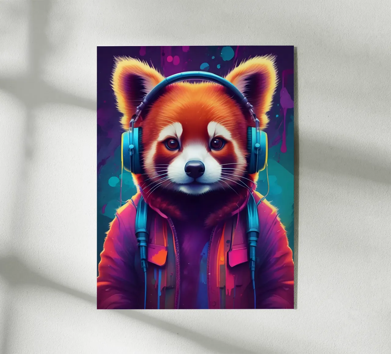 Dj panda rosso plexiglass da MakArena