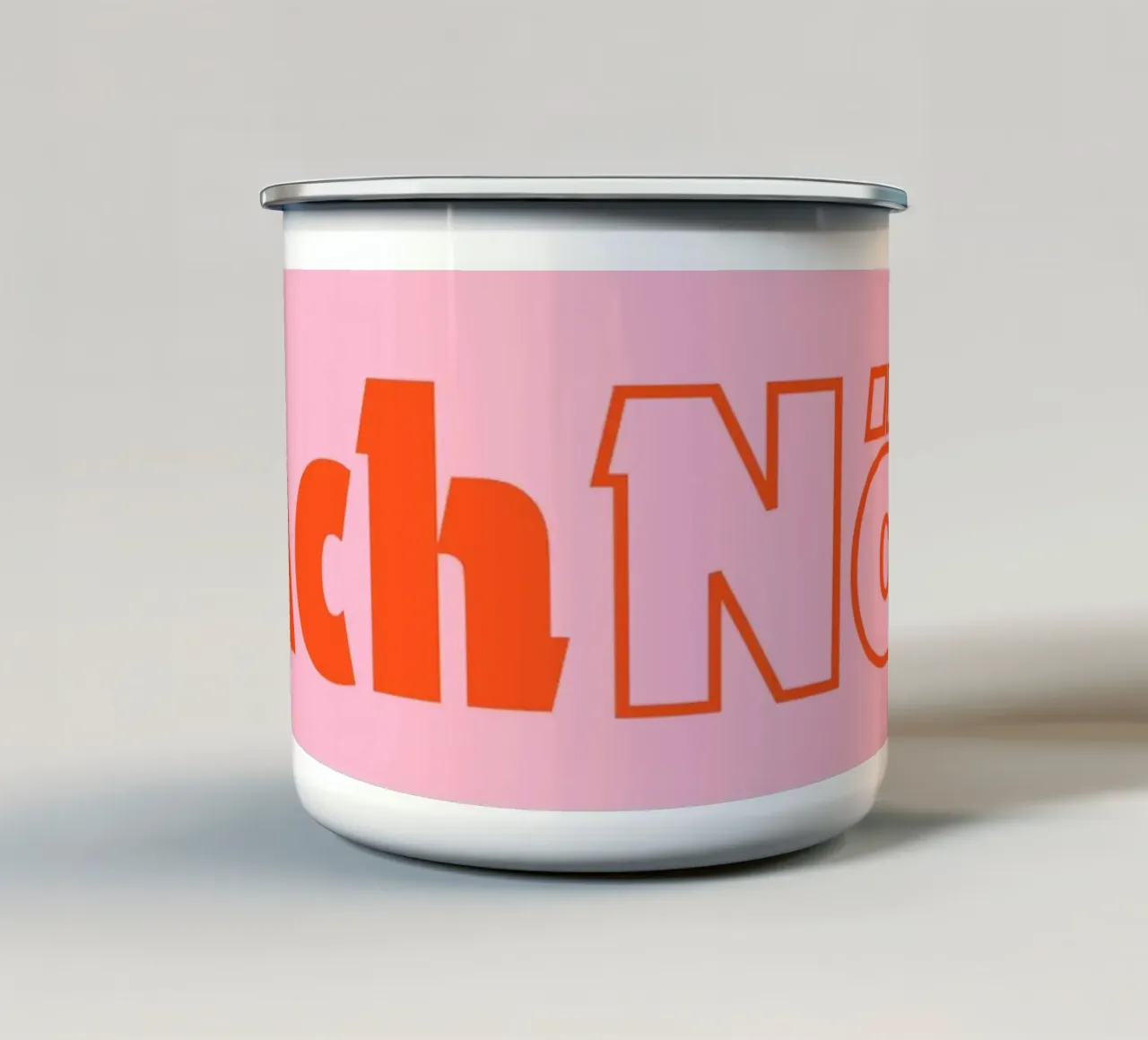 Ach Nö. tazza in smalto da DigiWunderwerk