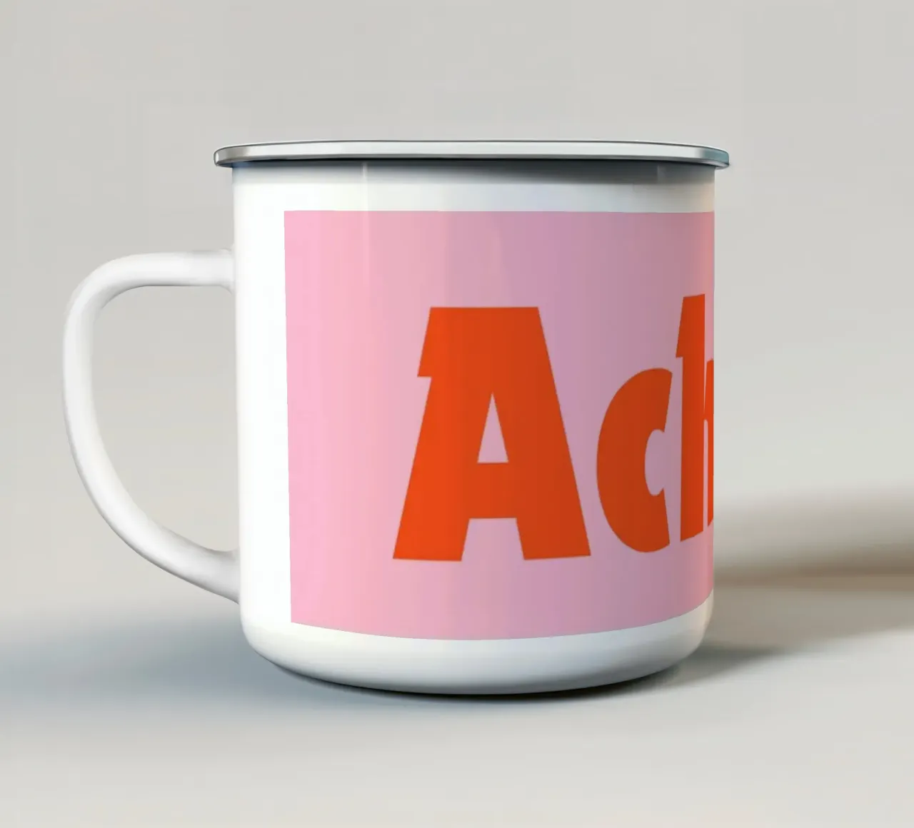 Ach Nö. tazza in smalto da DigiWunderwerk