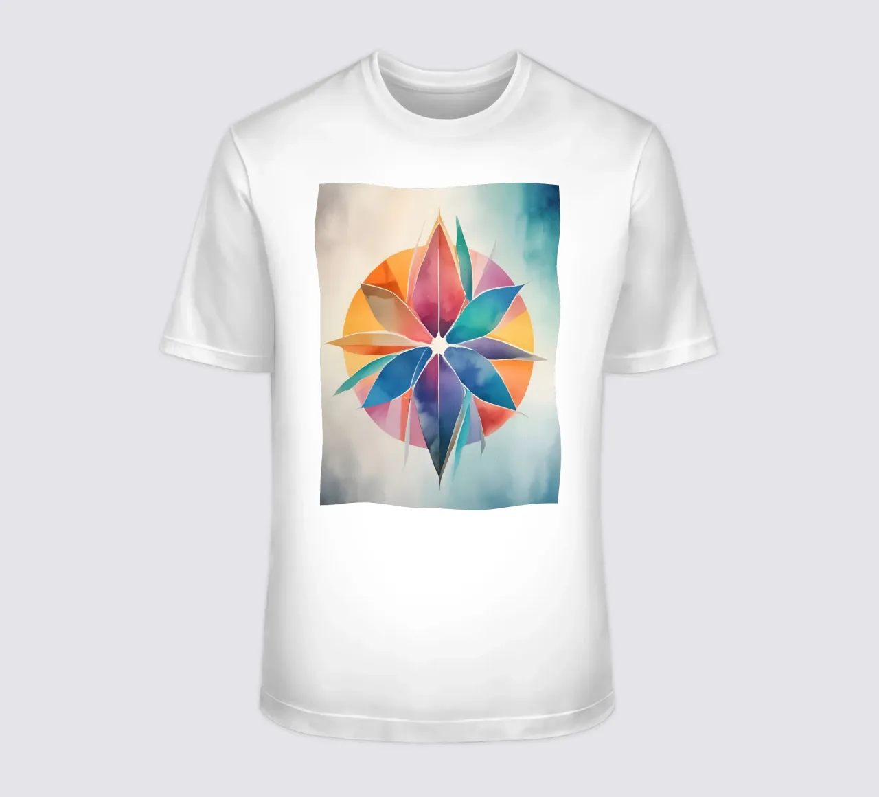 Color Harmony - modern abstract kunstontwerp t-shirt van Minimalism