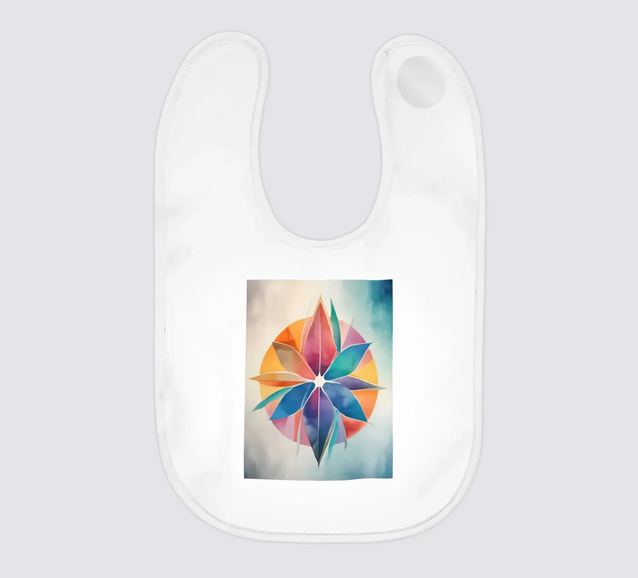 Armonia dei colori - design astratto moderno bavaglino da Minimalism