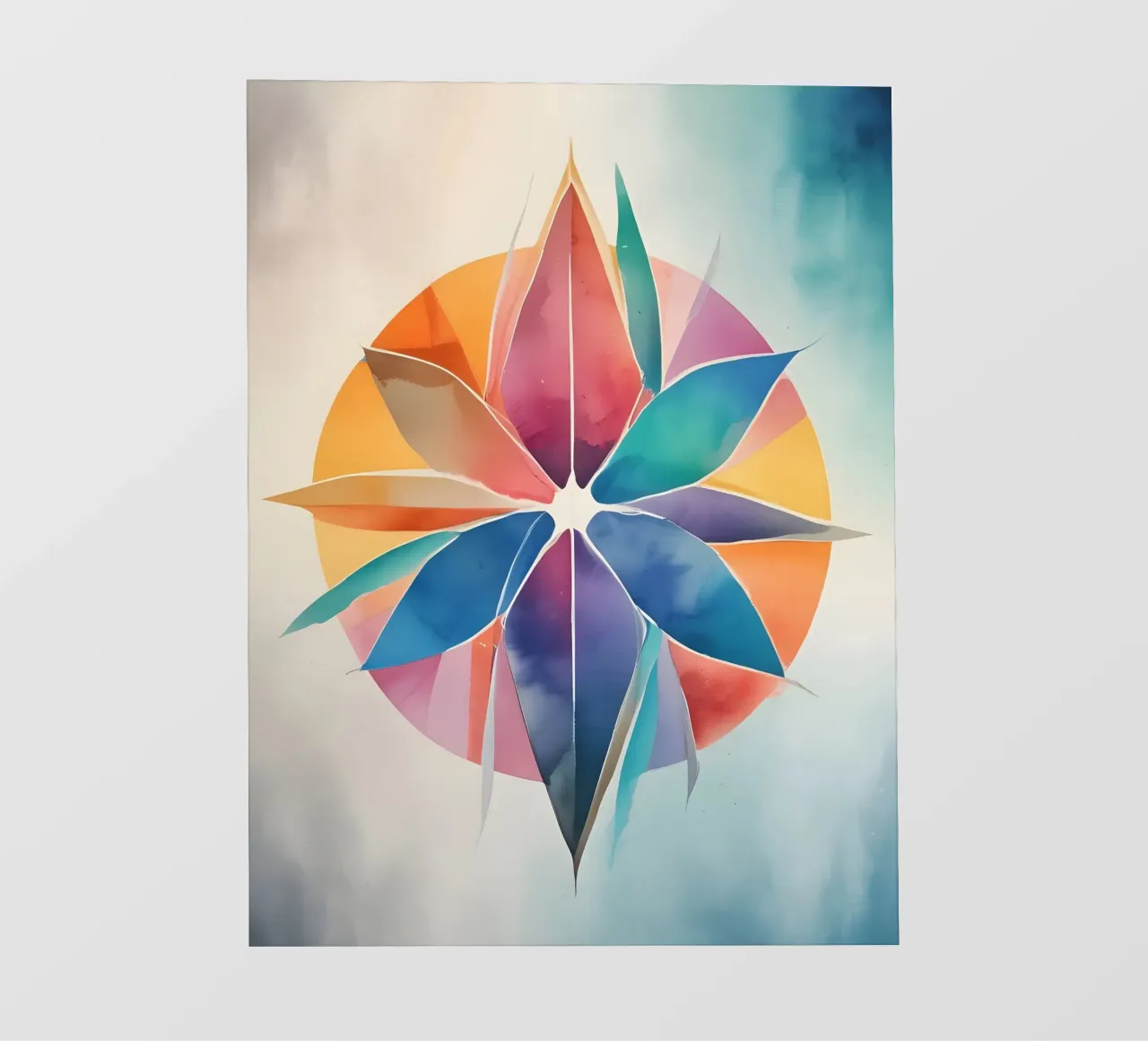 Armonia dei colori - design astratto moderno pellicola backlit da Minimalism