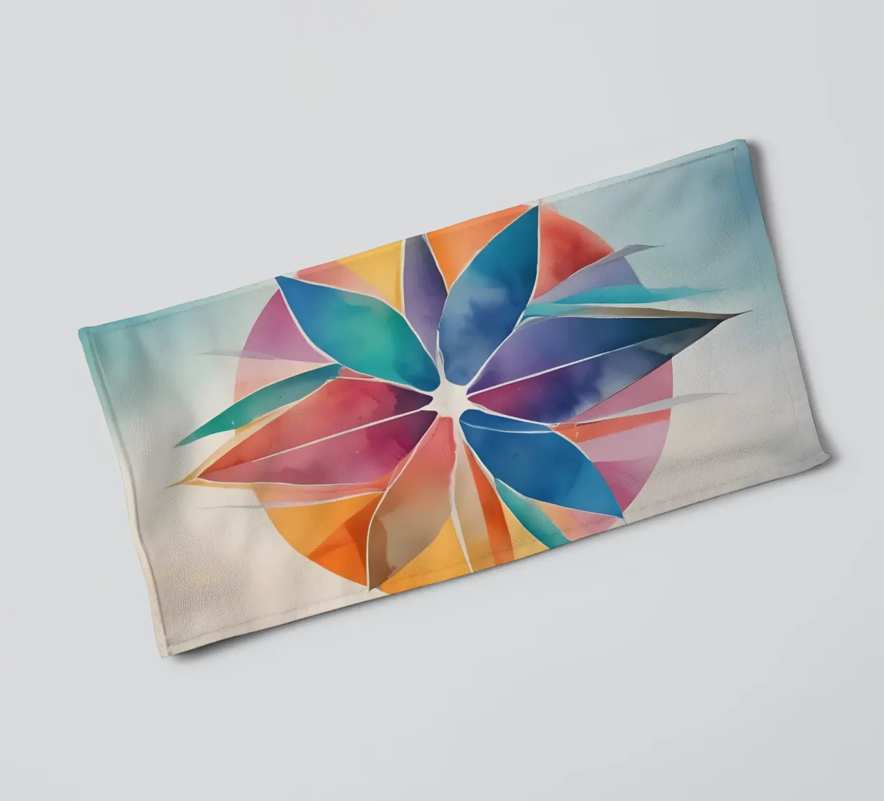 Armonia dei colori - design astratto moderno asciugamano da bagno da Minimalism