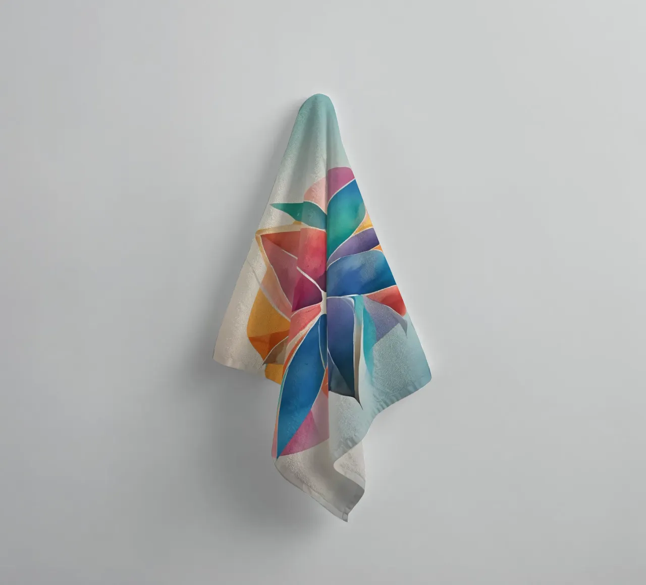 Armonia dei colori - design astratto moderno asciugamano da bagno da Minimalism