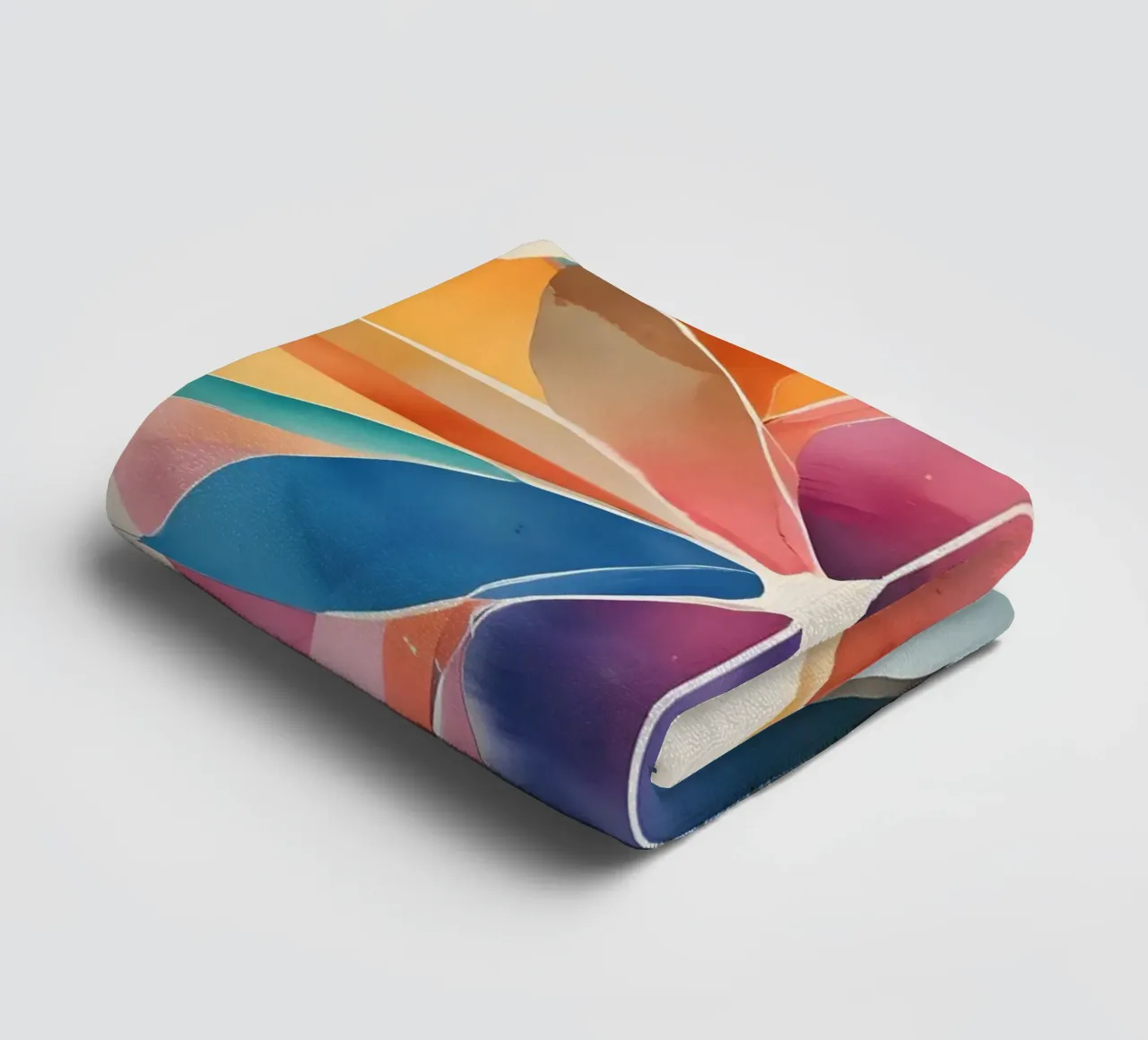 Armonia dei colori - design astratto moderno asciugamano da bagno da Minimalism