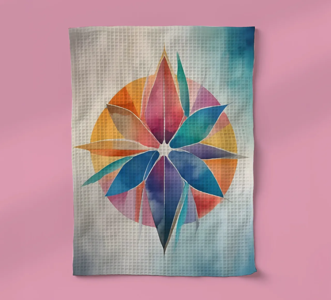 Armonia dei colori - design astratto moderno canovaccio da cucina da Minimalism