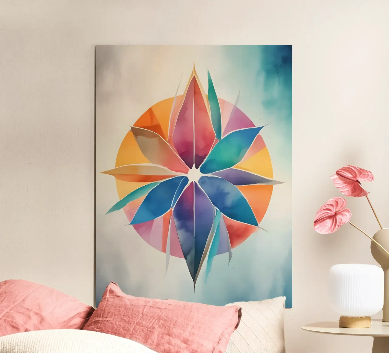 Armonia dei colori - design astratto moderno carta hahnemühle da Minimalism
