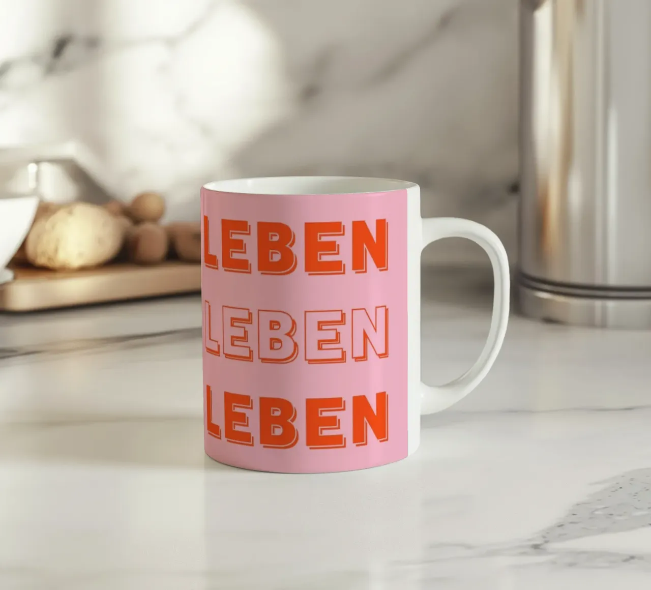 Hallo Leben tazza in ceramica da DigiWunderwerk