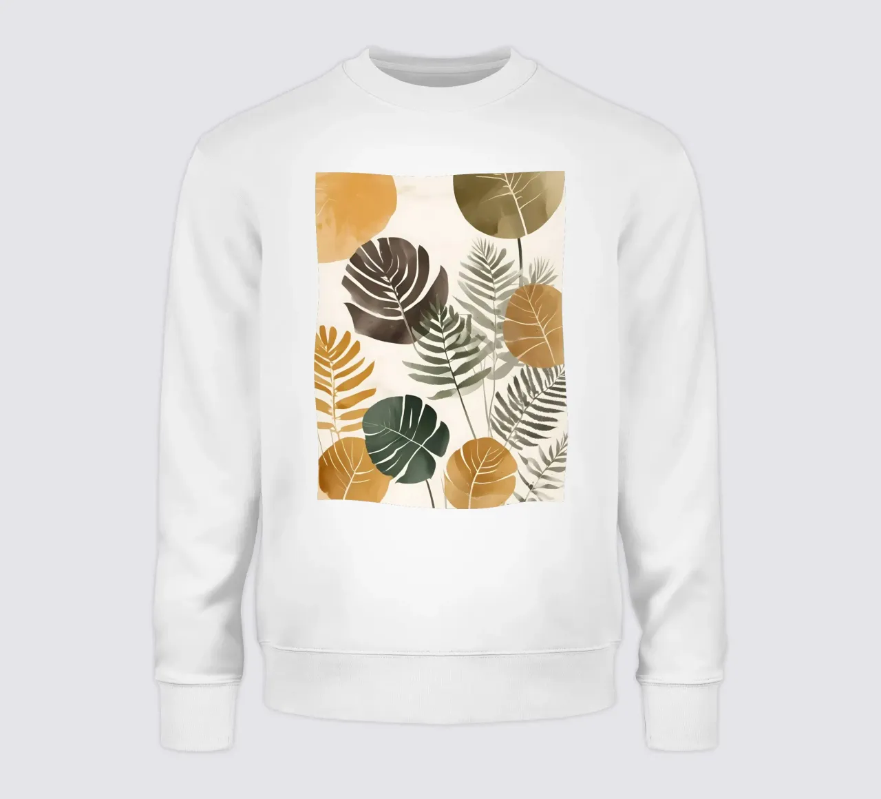 Minimalismo delle foglie 01 felpa da Minimalism