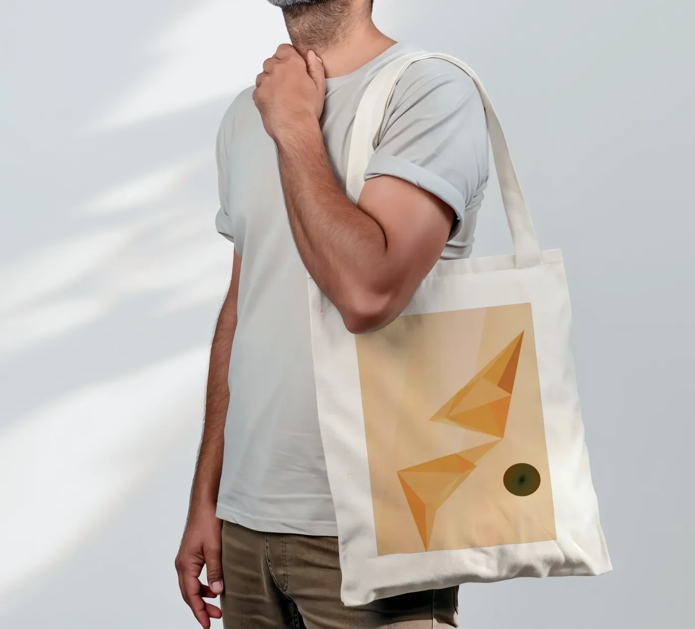 Vector tote bag by Andreas Jarner