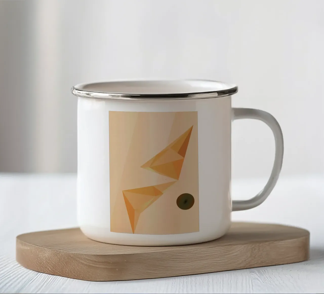 Vector Emaille Tasse von Andreas Jarner