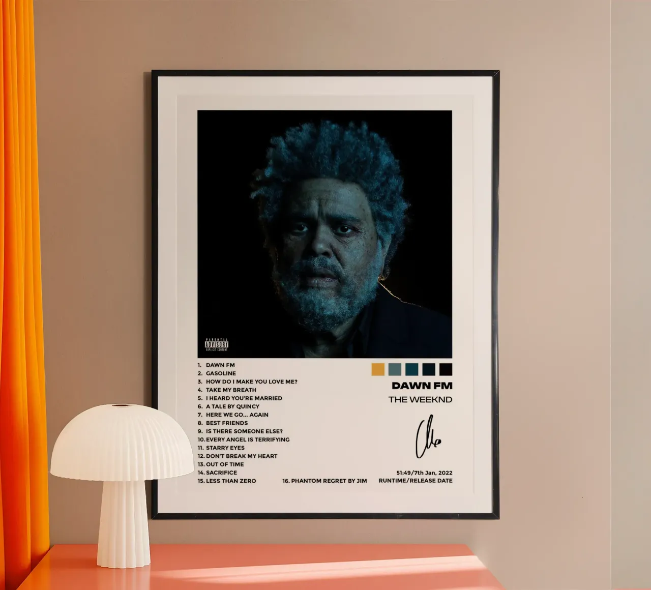 The Weeknd Dawn Fm carta hahnemühle da Roronoa7