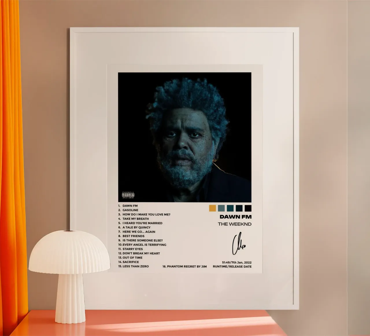 The Weeknd Dawn Fm carta hahnemühle da Roronoa7