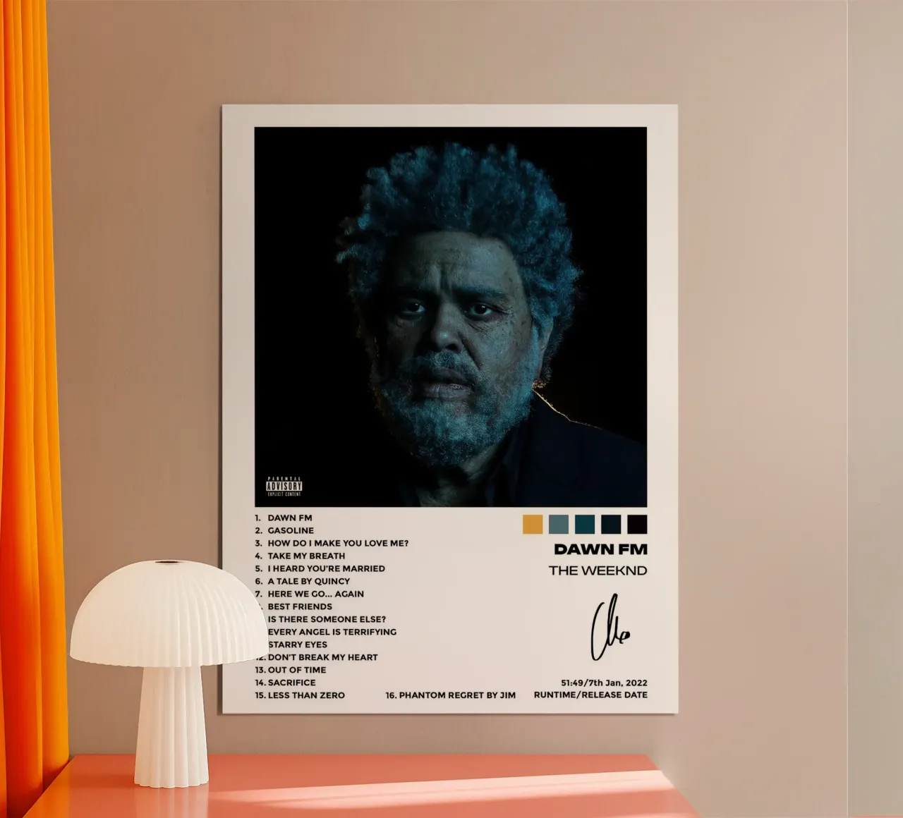 The Weeknd Dawn Fm carta hahnemühle da Roronoa7