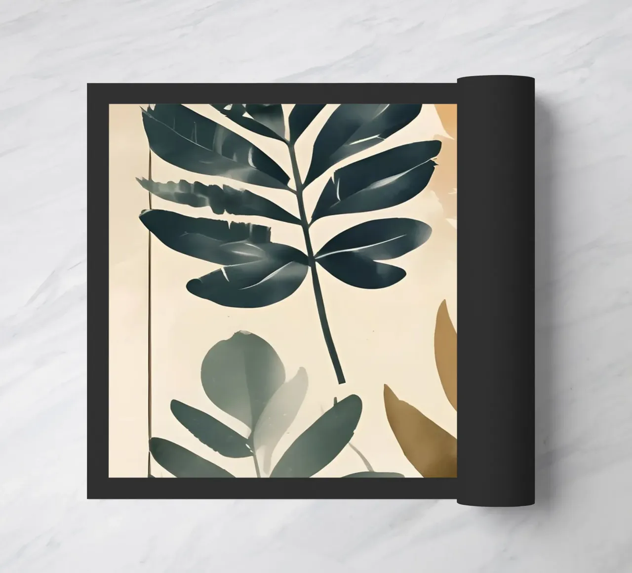 Minimalismo delle foglie 02 zerbino da Minimalism