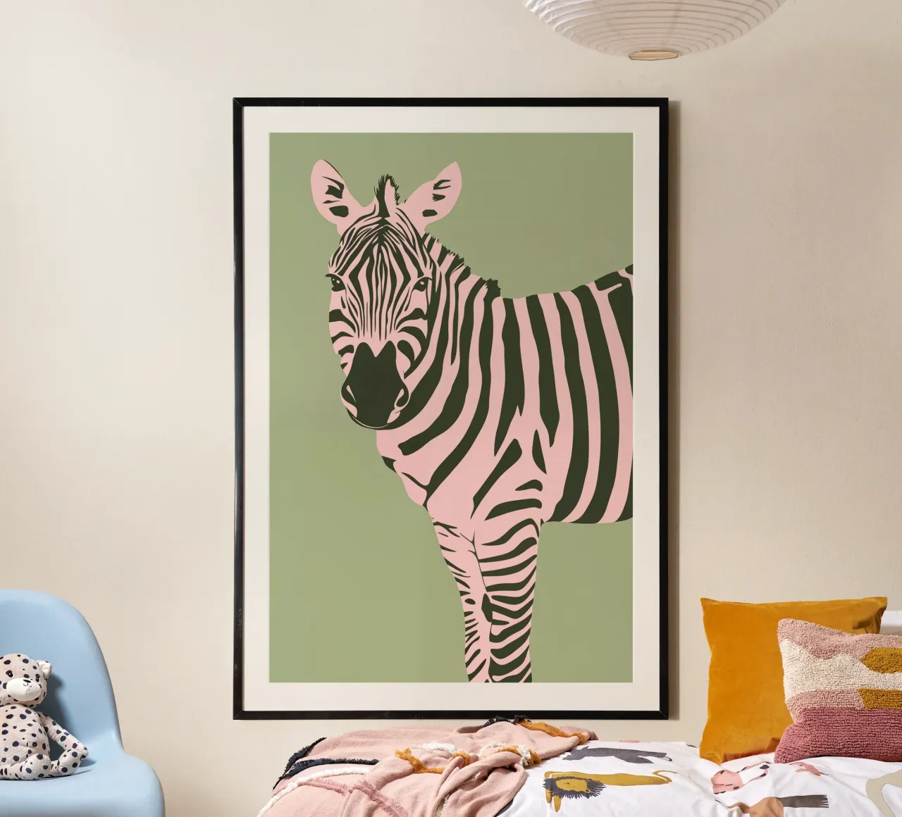 Pop Art Zebra poster da Autofocus