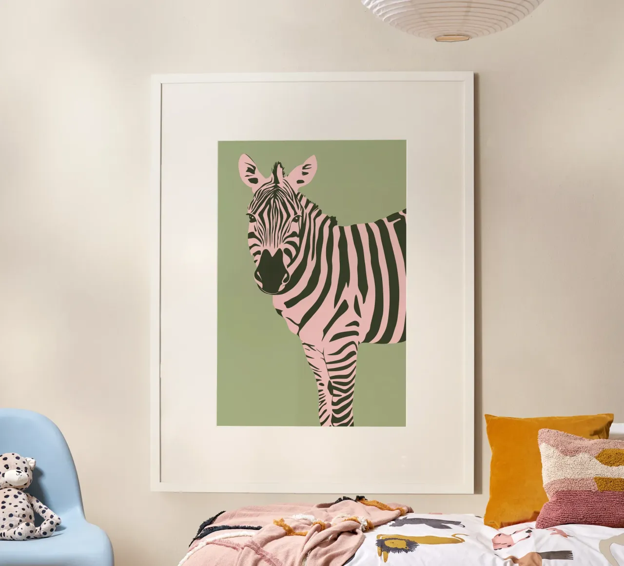 Pop Art Zebra poster da Autofocus