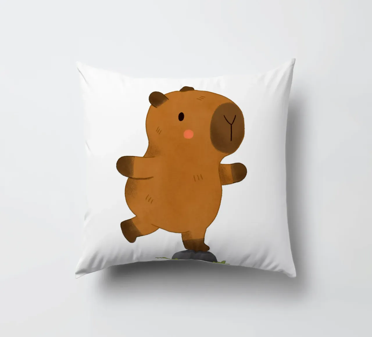 Bilanciamento del capibara cuscino da julianamotzko