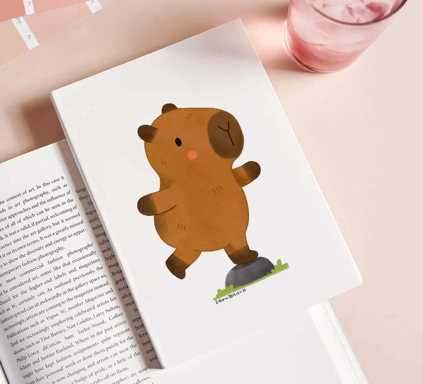 Bilanciamento del capibara quaderno da julianamotzko