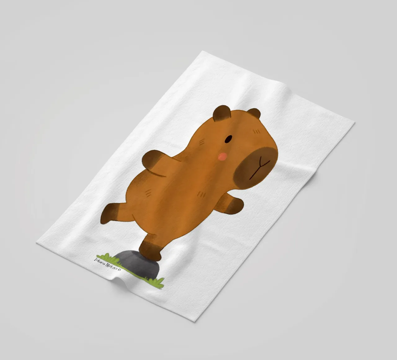 Bilanciamento del capibara telo mare da julianamotzko