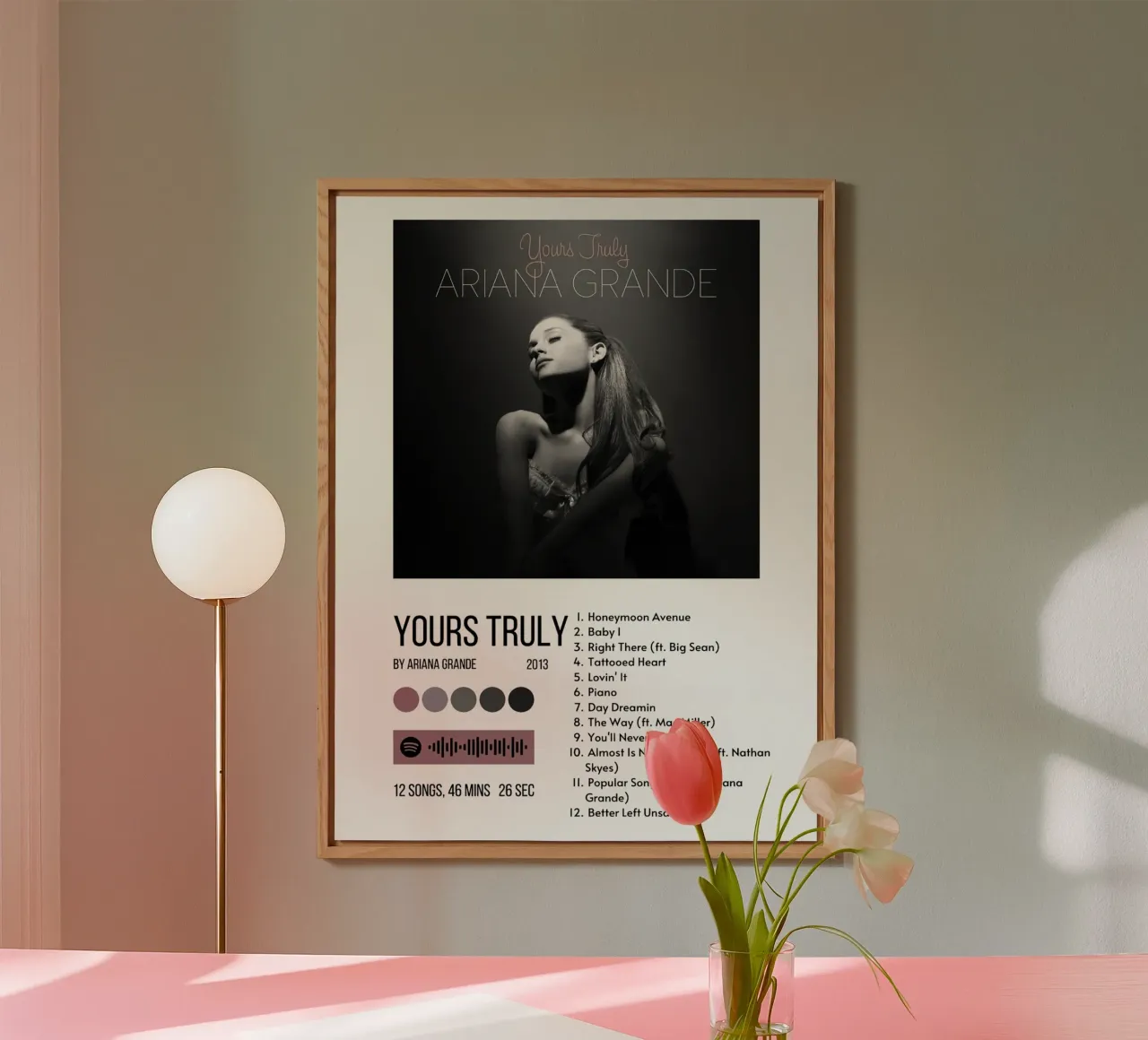 Ariana Grande  Yours Truly alluminio dibond da Roronoa7