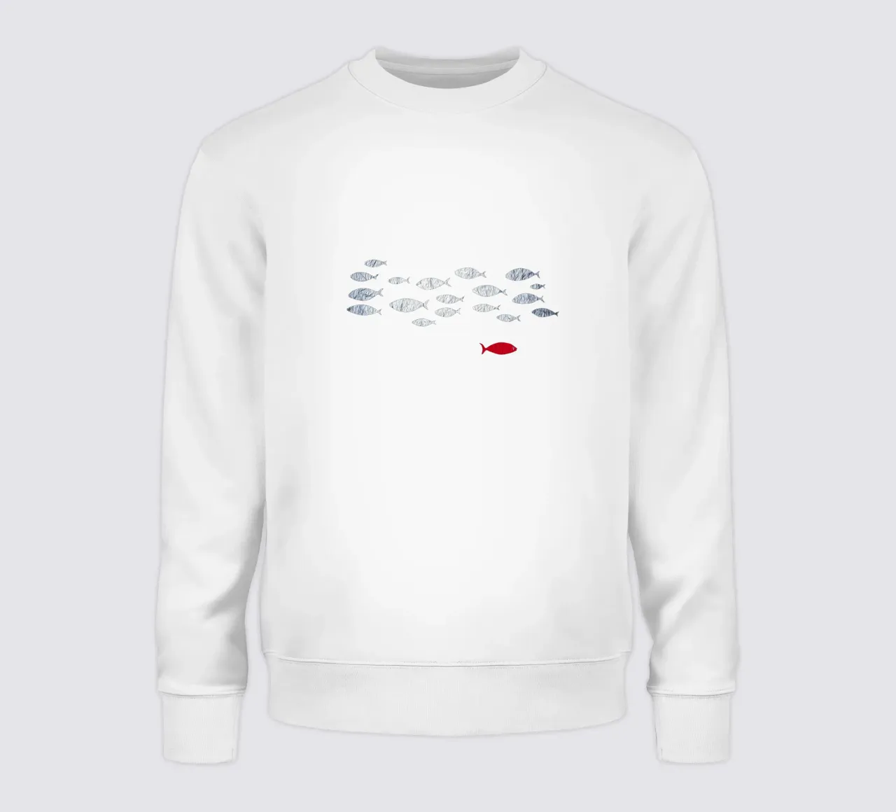 Pesce d'argento felpa da beamorello