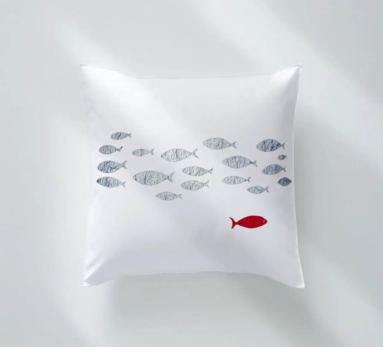 Pesce d'argento cuscino da beamorello